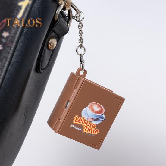 Мини 3D складная книга брелок Popping Mini World подвесное украшение крошечная кофейня Great Wall Castle складная книга брелок кулон