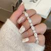 Итальянский матовый Craft Bratti Ретро-стиль Court Цветочный крест Кольцо Живое женское Алмаз Четырехлистник Кольцо