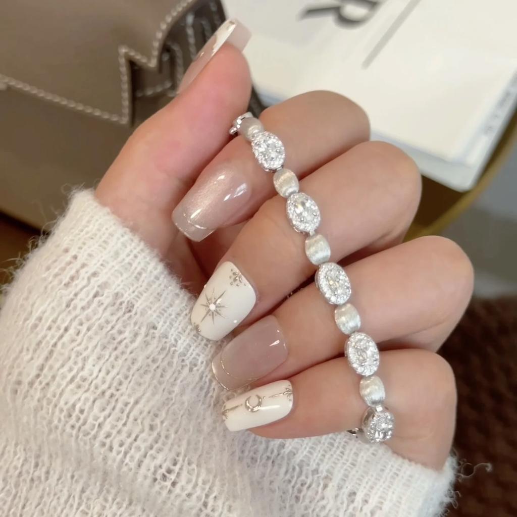 Итальянский матовый Craft Bratti Ретро-стиль Court Цветочный крест Кольцо Живое женское Алмаз Четырехлистник Кольцо