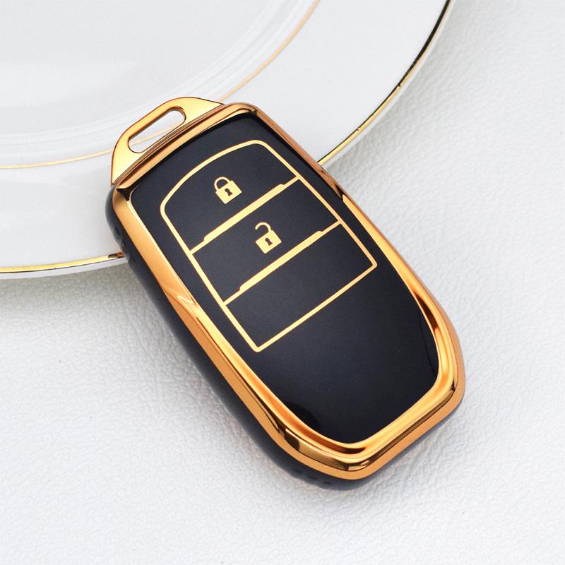 Чехол для дистанционного ключа с 2/3/4 кнопками, брелок для Toyota Fortuner Rav4 Highlander Yaris Auris Camry Land Cruiser Prado 150 Mark X Venza