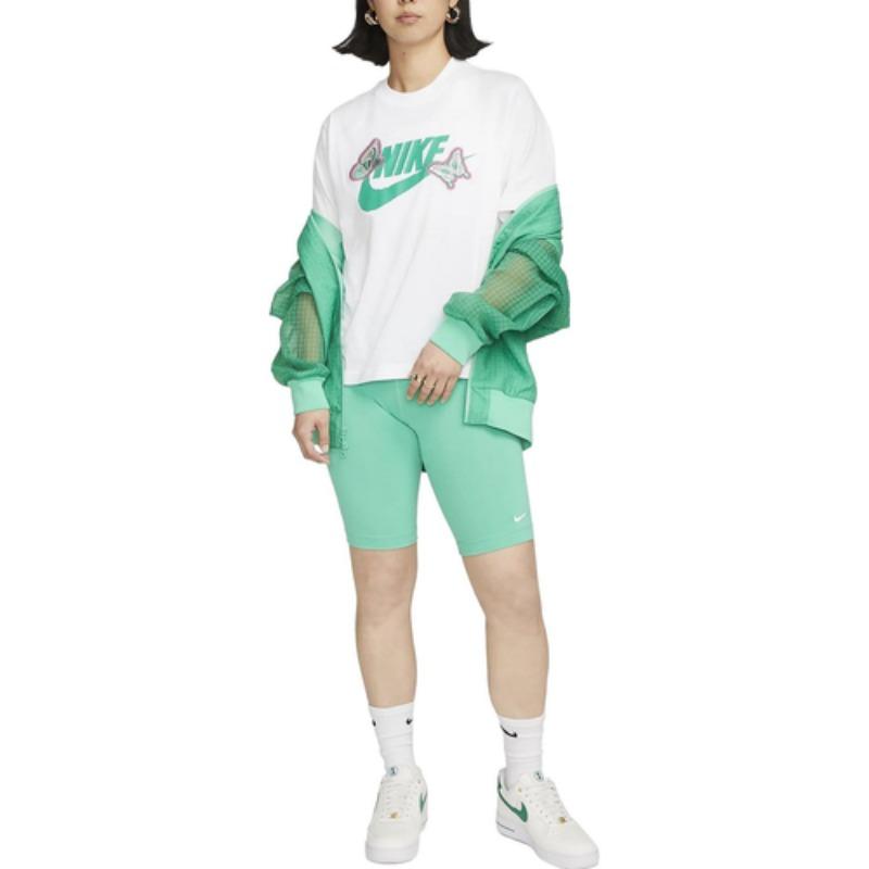 Nike Спортивная женская футболка свободного кроя Белая FD2526-100