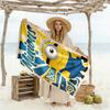 Minions soft beach towel lightweight Seaside vacation Vibrant Pattern Best for Christmas