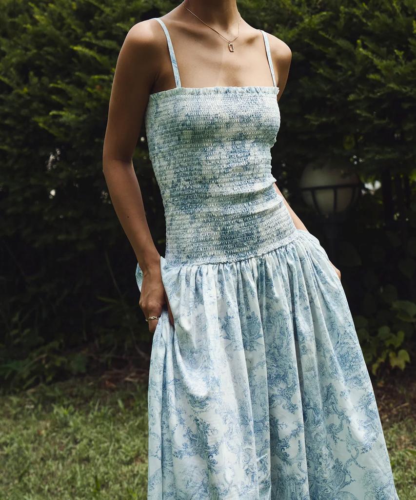 Nattingpicheubeos Creet 100% Modal Dress Baby Blue
