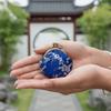 Кошелек для мелочи с замком-поцелуем, предотвращающий потерю, полиэстер, портативный, мини-кошелек из парчи, ракушка, утолщенный, вышитый, маленький карман