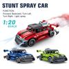 Remote Control Car, Drift Remote Control Vehicle with Spray Light for Boys, Rc Car with LED, 1:20, Speed Friendly, Sturdy, Gifts for Christmas, Kids,