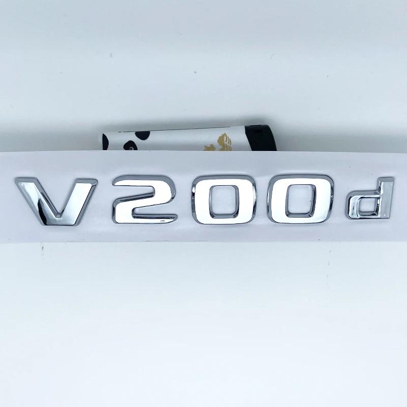 3D буквы V260L V220d V250d V300d Шильдик для Mercedes Benz V W447 Наклейка с логотипом на крыло и багажник Автомобильный значок GT1