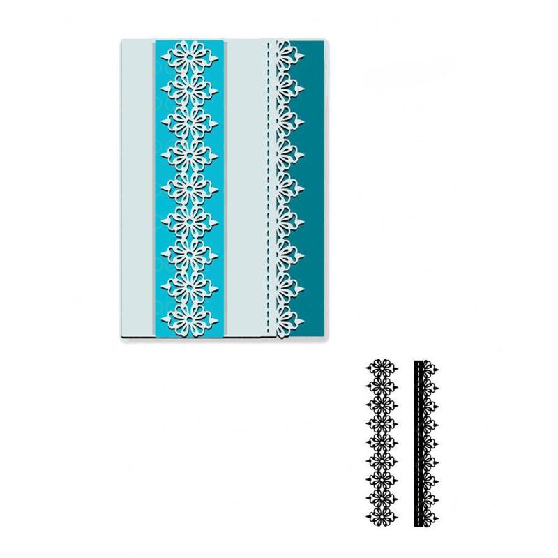 Полоса резки металла умирает трафарет для скрапбукинга DIY штамп для альбома тиснение бумажной карты