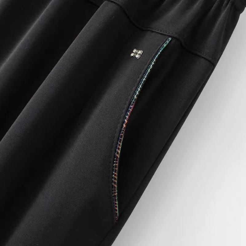 5XL, 6XL, 7XL, 8XL, женские летние брюки, эластичные повседневные брюки с высокой талией, женские прямые брюки для мам среднего возраста, большие размеры