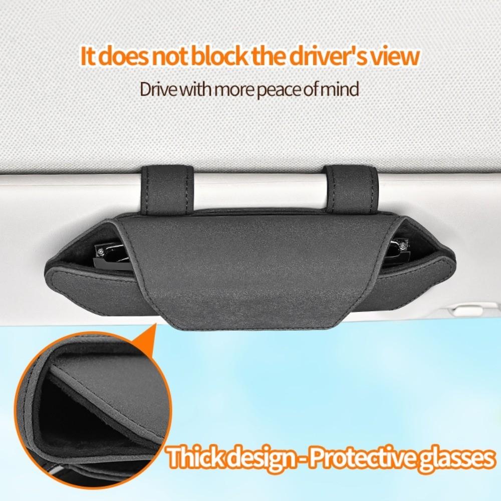 Premium Magnetic Suction Car Glasses Case High-end Car Interior Sunglasses Box Automobile