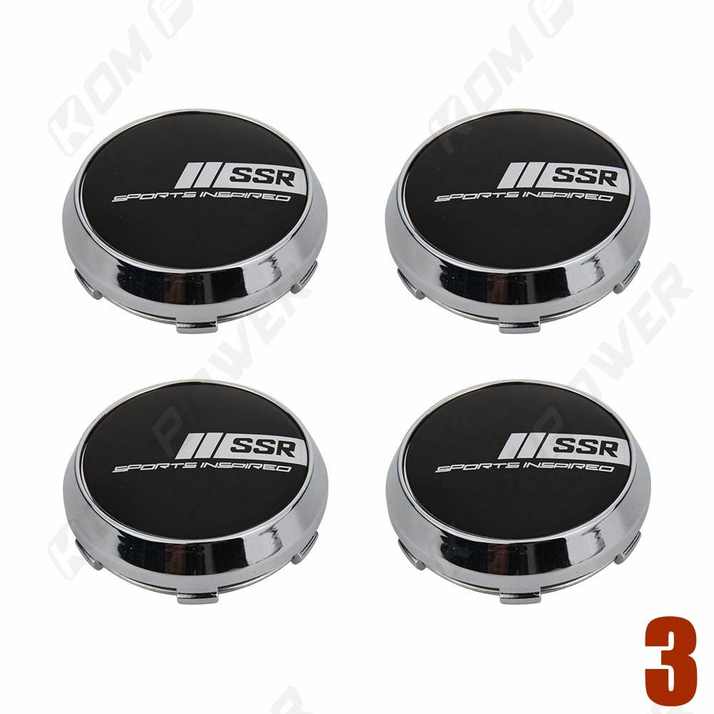 ASZ1 4PCS OD 68MM / ID 64MM Sport Wheel Center Cap XXR SSR ENKEI Racing Emblem Sticker Wheel Cover Cap Hubcaps Car Styling