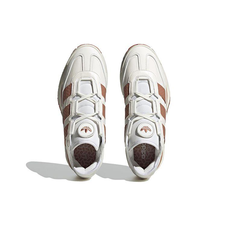 adidas Originals Niteball Классические Нескользящие Прочные Легкие Низкие Повседневные Кроссовки Унисекс Белый Коричневый IE6817