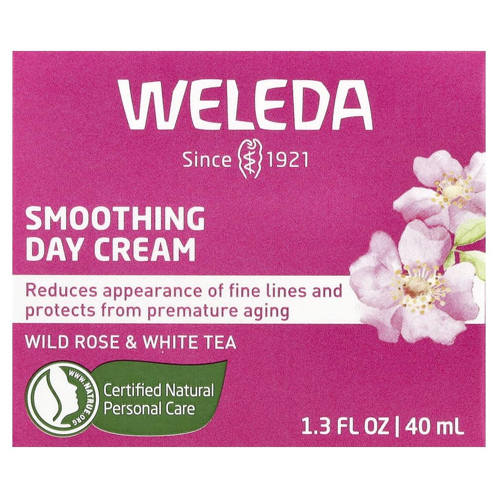 Weleda Разглаживающий дневной крем, Дикая роза и белый чай, 40 мл (1,3 жидких унции)