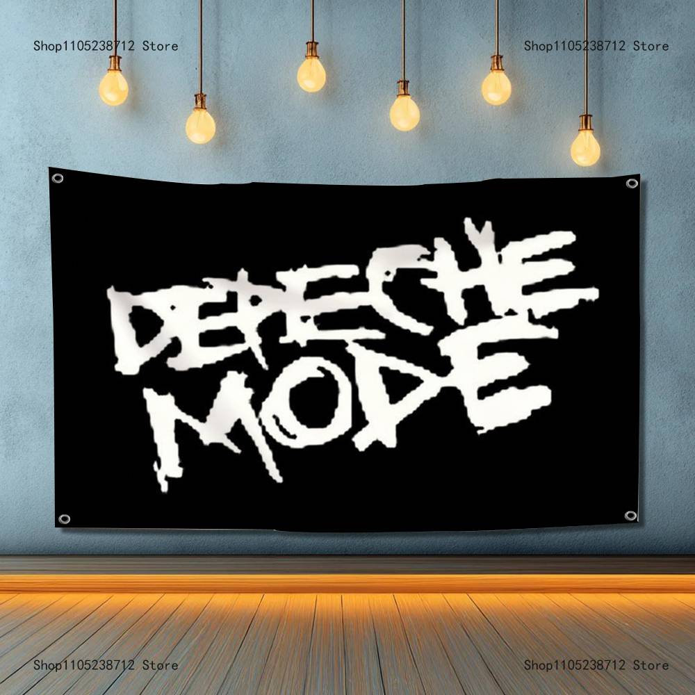 D-Depeche-Mode Band Flag Tapestry Banner For Bedroom Outdoor Living Room Restaurant Bar Wall Decor Party