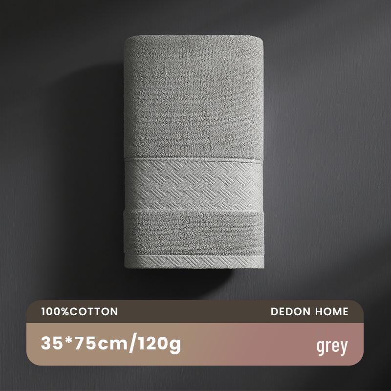 7A Antibacterial Pure Cotton Towel - Absorbent, Lint-Free, Odor-Resistant, Thickened Face Towel for Adults