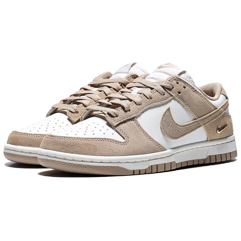 Nike Женские кроссовки Dunk Low Sail White Metallic Gold Бежевый Лен IO4244101