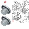 2X для Citroën Nemo Ford KA 2009 2010 2011 2012 2018 болт пробки сливного поддона масла двигателя M14X1.5, запасная часть винта 90502556