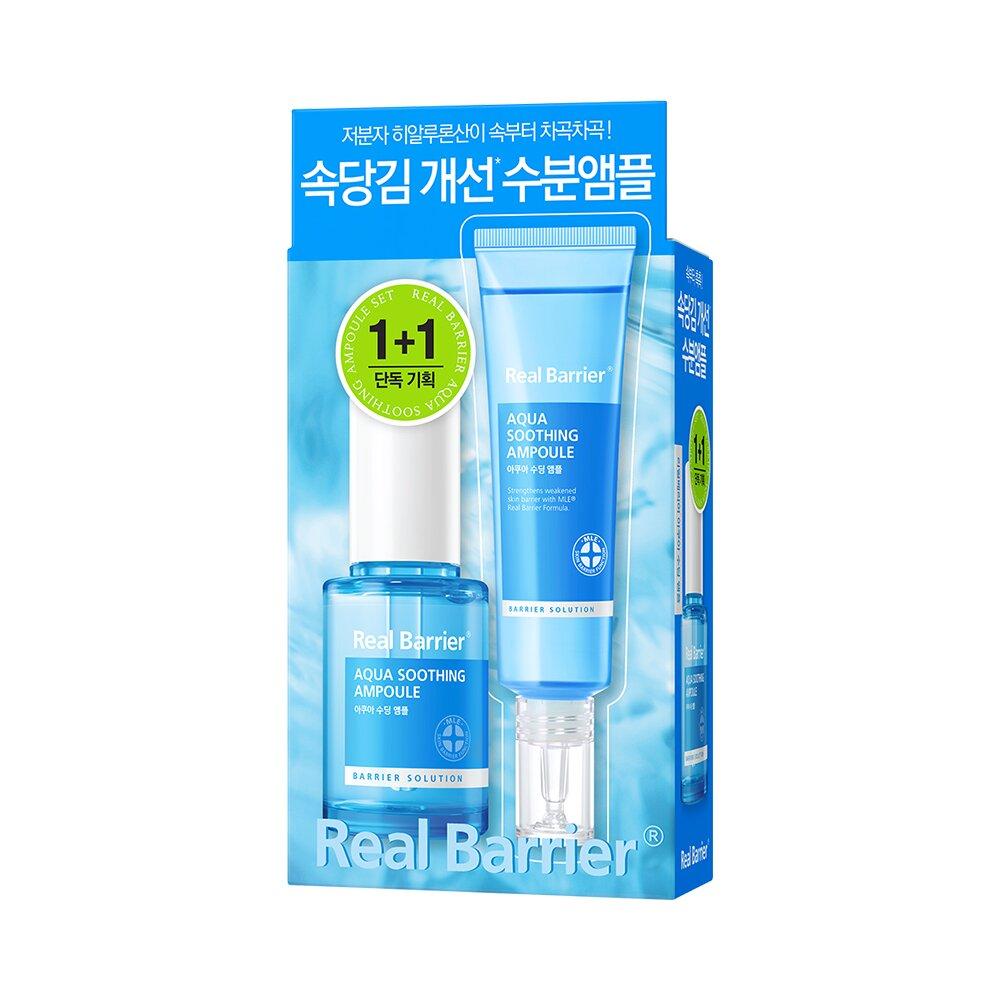 Real Barrier Успокаивающая ампула Aqua 30 мл Специальный набор 1+1