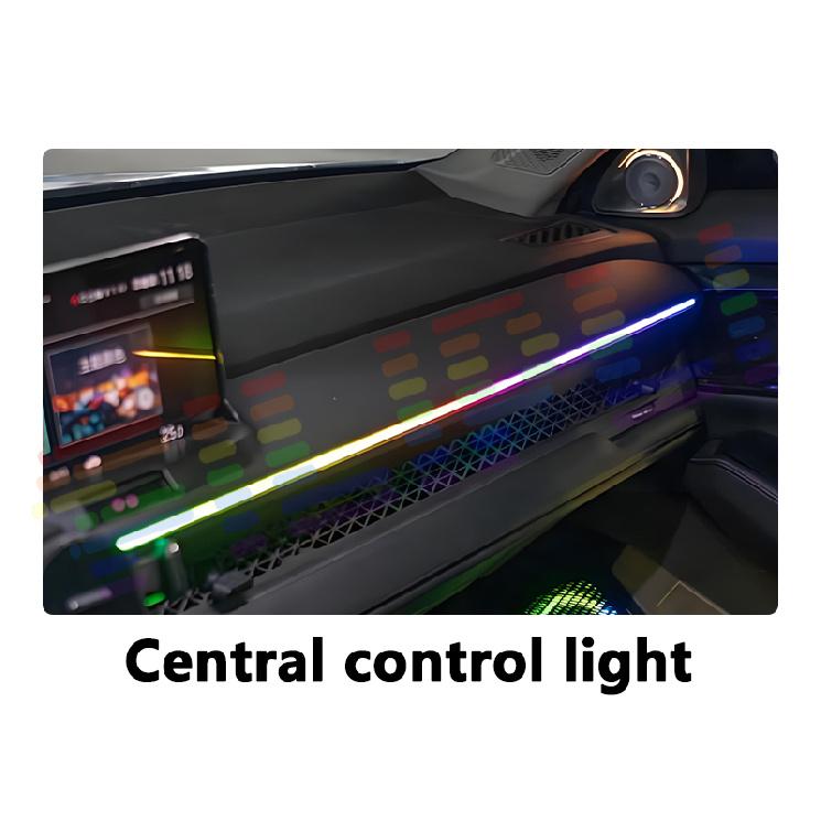 6 In1 for BMW X5 E53 E70 Car LED Ambient Lamps Colorful Atmosphere Lights Auto Interior Neon Strip 64 RGB Lighting 12V 64 colors Neon Lights 4
