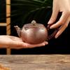 Pure Copper Small Teapot, Hand Hammered Red Copper Tea Kettle, Health Boiling Tea Pot, Kung Fu Tea Set for Home