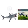 Aquariums Floating Decoration PVC Shark Figurine Floating Landscape for Aquatics Fish Shrimp Safe Underwater Ornament