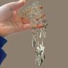 Metal Butterfly Tassel Hairpin Silver Hanfu Hair Sticks Classical Ethnic Style Headwear  Girls