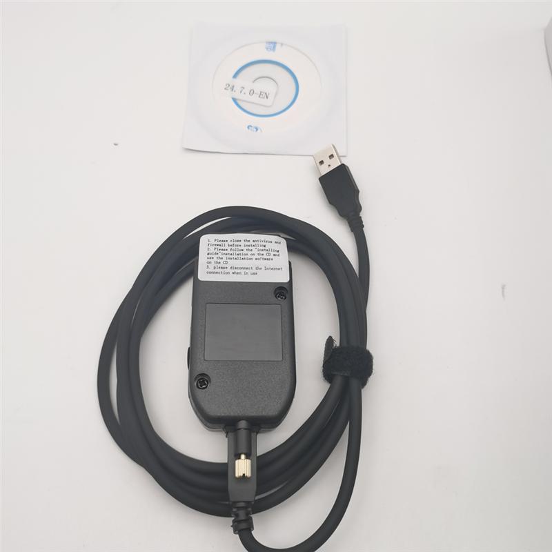 A03E-Newest VCDS 24.7 VAG Scanner Tool Cable OBD2 Diagnostic HEX V2 Wesheu VCDS VAG COM For  SKODA VW Car