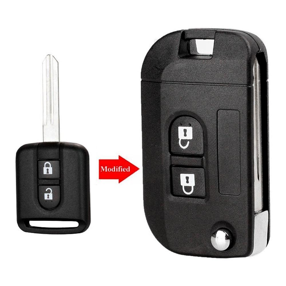 Модифицированный корпус удаленного автомобильного ключа для Nissan Qashqai Micra Navara Almera Note Primera Sunny Car Key