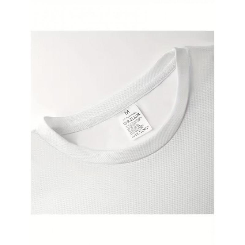 Европейские размеры Мужская повседневная футболка с коротким рукавом | Летняя дышащая футболка с круглым вырезом с геометрическим узором на мотоциклетную тематику