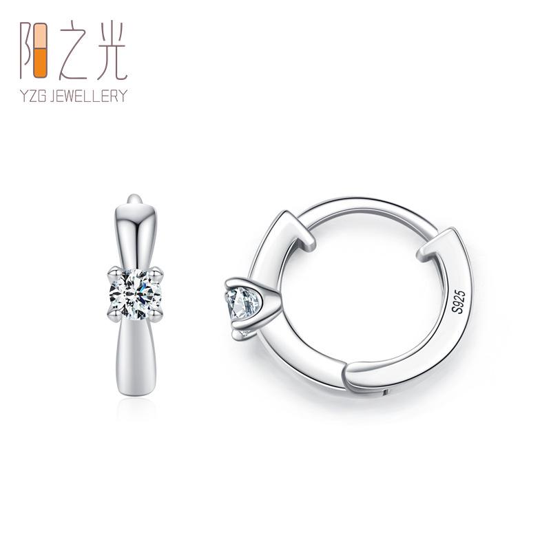 Tancise 925 Sterling Silver Zircon Earrings Drop Earrings For Women Wedding Party Gifts