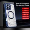 KEYSION Прозрачный магнитный чехол для MagSafe для iPhone 15 Pro Max 14 Plus Силикон+ПК Противоударный чехол для телефона для iPhone 13 Pro Max