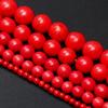 Natural Stone Jewelry Making 4-14mm DIY Beaded Material 15-40pcs Beads Red Turquoise Loose Beads for Necklace Bracelet Fashion  Unique