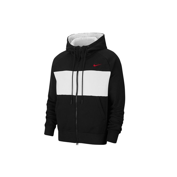 Nike Air Full-Zip Fleece Hoodie Jacket Men Outerwear Black CJ4820-011