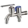 Dual-water Double Water Outlet Tap Stainless Steel Dual-water Tap Multifunctional Mop Pool Faucet
