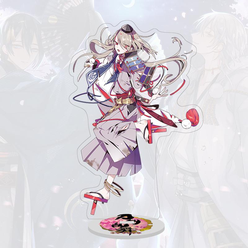 Anime Touken Ranbu Online Acrylic Stand Figures Model Plate Mikazuki Munechika Hotarumaru Kogitsunemaru Imanotsurugi Toys