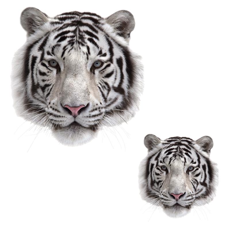 3 D Термоаппликация Белый Тигр для украшения одежды