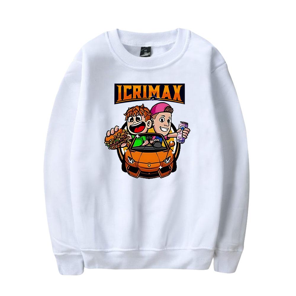 Icrimax Толстовки Мужские/Женские Harajuku Kawaii Пуловеры Y2k Унисекс Мультфильмы Толстовки Модные Топы Повседневная Одежда