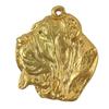 Neapolitan Mastiff, Mastino Napoletano - Gilded key ring with dog, handbag decoration, luxury accessory by Art-Dog brand