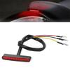 Universal LED Rear Tail Running Stop Mini Strip Brake Light Red For Motorcycle