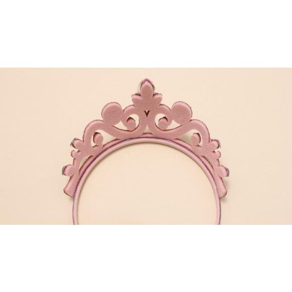 Блестящая повязка на голову «Тиара» для девочек из Шелкового пути