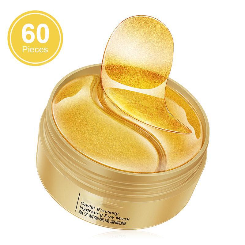 60 шт., коллагеновые патчи для глаз, гель против морщин, патчи для глаз для сна, эссенция икры, коллагеновые увлажняющие патчи для глаз