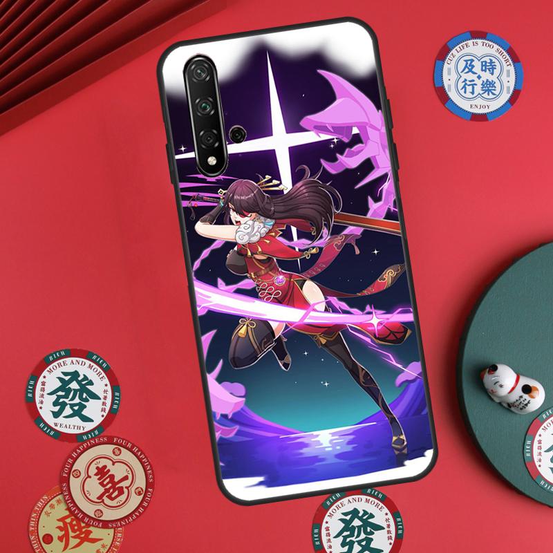 Genshin Impact Beidou For Huawei Nova Y73 Y72 Y61 Y91 Y90 Y70 Y60 12s 12i 11i 8i 9 10 SE P60 Pro P30 P40 Lite Case