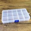 1x  Organizer Jewelry Box Plastic Case Slots Container Storage Bead Jewelry