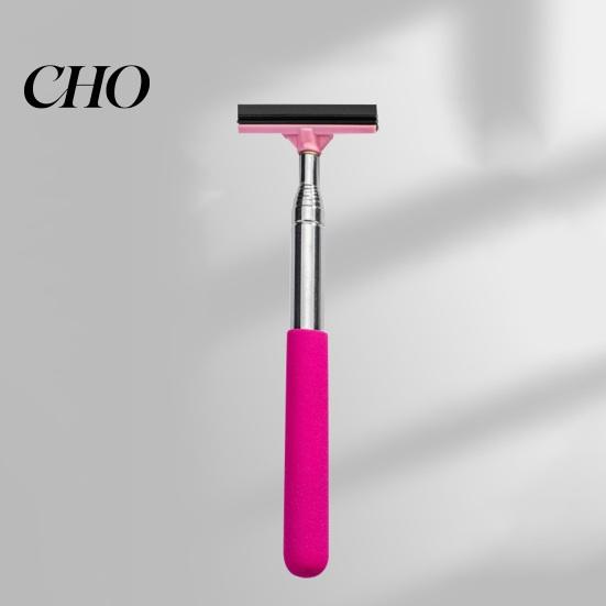 Side Mirror Squeegee Squeegee, Car Rearview Cleaning Brush, Telescopic Exterior Cleaner Snow Removal Brush for Wiping Defogging, Portable Accessory