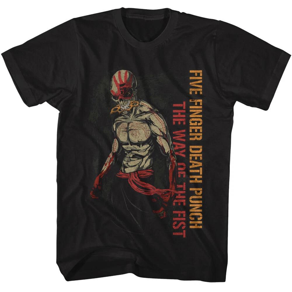 Five Finger Death Punch The Way Of The Fist Men's T Shirt Thrash Stoner Rock