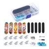 DIY Mini Finger Skateboards for Finger Skate Finger Decompression Stress Mini Skateboard Birthday Gift Skateboard Storage Set Beginners, Toys, Fun,