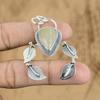 Natural Golden Rutile Gemstone Pendant 925 Sterling Silver Jewelry For Girls