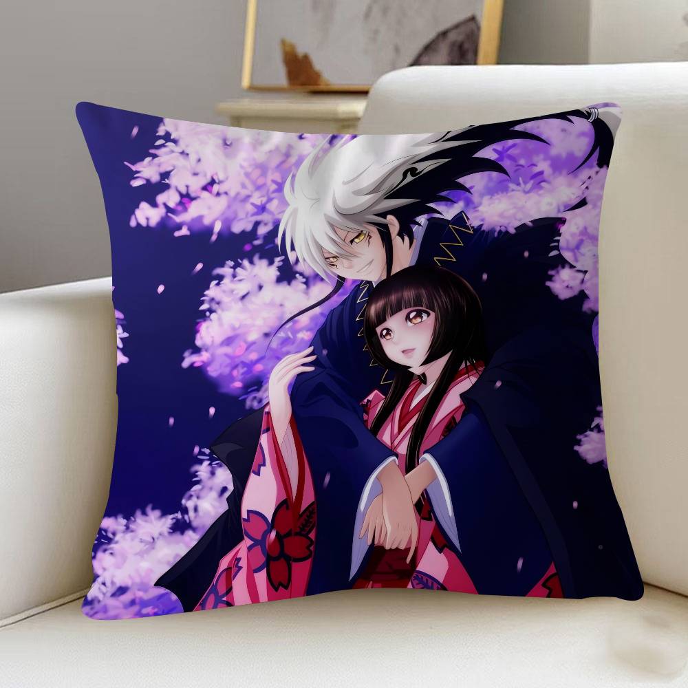 Nura Rise Of The Yokai Clan Pillow Gift Home Office Decoration Bedroom Sofa Car Cushion Cover Case 45x45