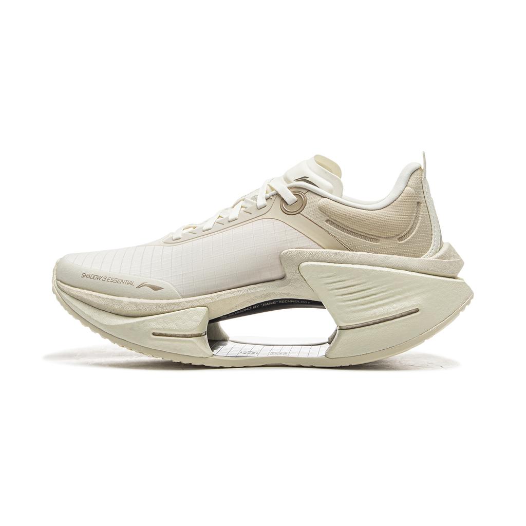 Li Ning Shadow 3 Essential Амортизация Поддержка Отскок Низкие Кроссовки для Бега Женские Хаки ARRV002-37