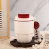 Small Capacity Dual Drink Cup Mini Vacuum Flasks Thermo Bottle Stainless Steel Coffee Mug  Outdoor