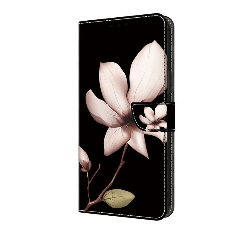 Чехол-кошелек Edge60Pro/Edge60 Fusion с рисунком Розы для Moto G86 G56 G85 G55 G35 G05 G84 G54 G34 G24, задняя крышка из кожи